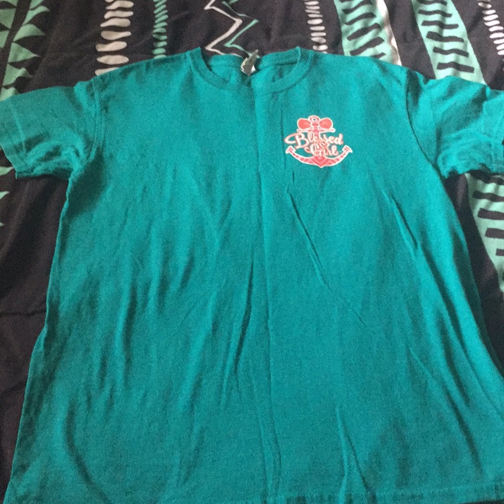 Blue “Blessed Girl” shirt
